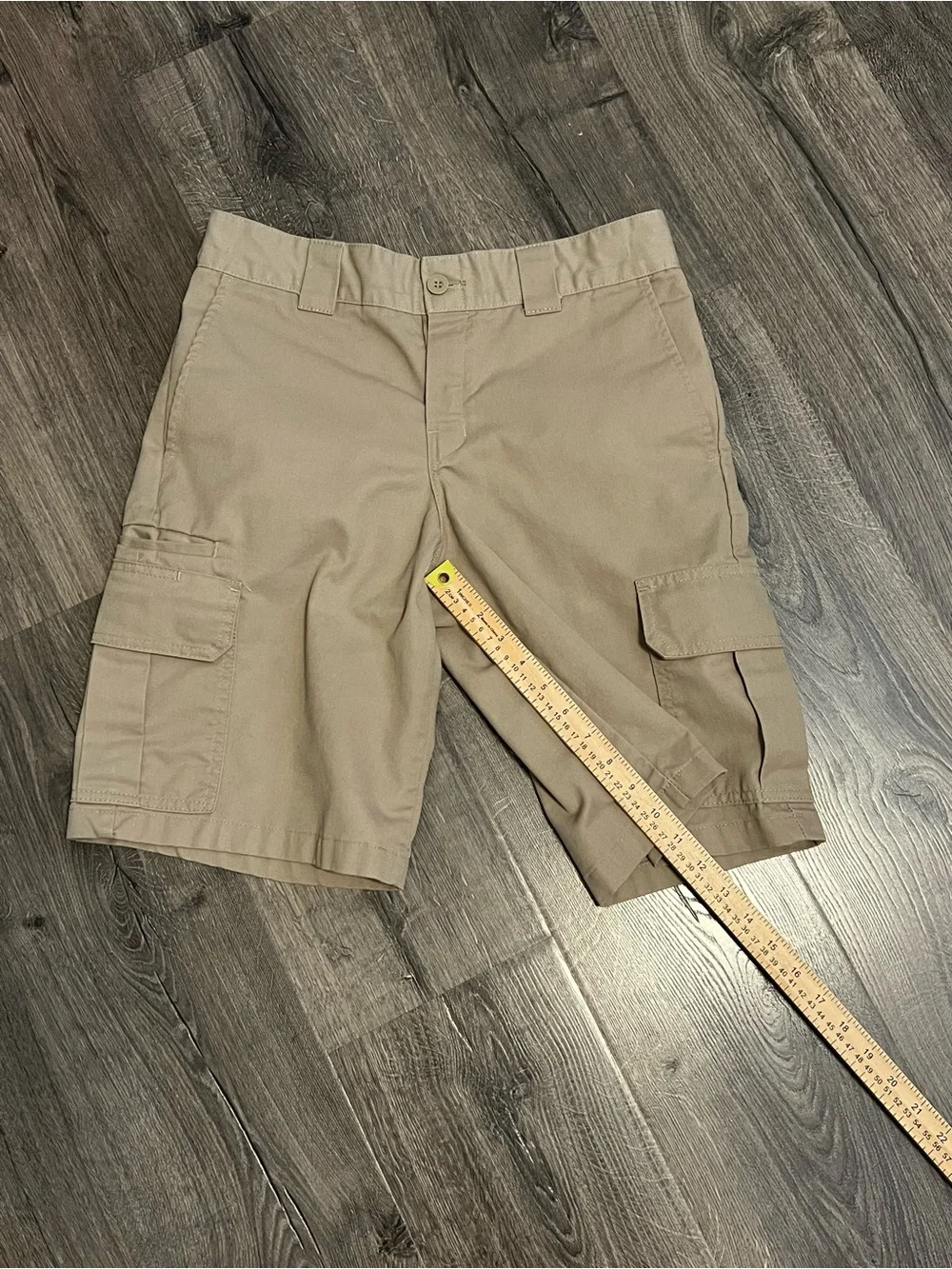 Dickies Shorts Cargo Pockets Loose Fit Comfort Tan Casual Mens Size 30